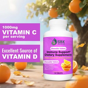 Factory Supply Immune Support Chewable Tablets Dietary <b>Supplements</b> Boost Immunity Antioxidant Protection Multivitamin Tablets - Product Image 2