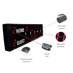 ป้ายคะแนนอิเล็กทรอนิกส์ LED สำหรับสนามแบดมินตันในร่ม แสดงผลคะแนน 5 ชุด สำหรับสนามวอลเลย์บอล - Product Image 3