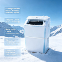 Climatiseur portable 9000/12000 BTU 110V 60Hz, refroidissement uniquement, unité mobile avec télécommande pour maison, bureau, camping-car