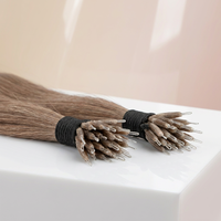Extensions de cheveux Qingdao Rawhair Nano Tip 100% cheveux humains, anneaux nano invisibles, légers, fournisseur en gros pour salons