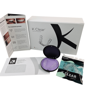 Scatola in Cartone Personalizzata Multiuso per Igiene Orale con Specchio, Custodia per Pulizia Dentiere e Allineatori Ortodontici - Product Image 2