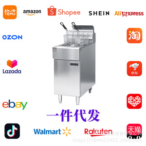Commercial Gas Fryer Stainless Steel Single Double Cylinder Hotel Kitchen Equipment - Product Image 2
