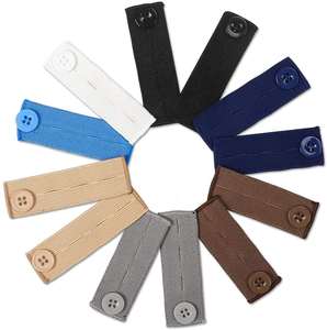 Pantaloni Extender cintura Unisex a vita pantaloni attillati pantaloni Jeans gonne di maternità ganci per abiti fai da te cucito forniture - Product Image 2