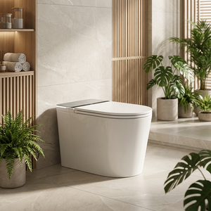 S027 WC intelligent Watermark australien avec évacuation universelle S-trap 60-400mm, P-trap 180mm, bidet, certifié CE - Product Image 1
