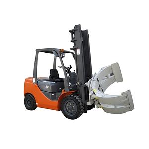 Nuevo accesorio para carretilla elevadora Abrazadera para rollo de papel utilizada en carretilla elevadora apiladora con función de rotación - Product Image 1