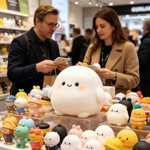 Nouvel Arrivage : Boîte Mystère Squishy Fantôme Mignon, Anti-stress, Figurine de Bureau à Collectionner, Idéal pour Fêtes, Surprise d'Anniversaire, Packs Cadeaux de Fêtes - Product Image 2