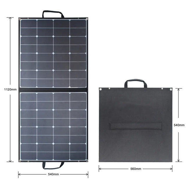Sunfield Factory Sale Folding Solar Panel 110W 18V 20% Efficiency 3.5kg Portable Camping Hiking