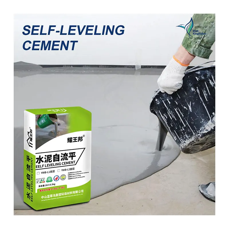 Wholesale Indoor Concrete Compound Construction Floor White Micro Portland Concrete Leveler Rapid Set Self Leveling Cement