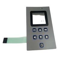 Tombol Embossing Metal Dome Membrane Switch dengan Perekat 3M9448A untuk Remote Controller