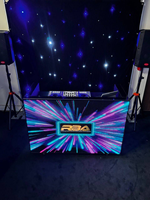 RGX Offre Spéciale Extérieur Étanche Cabine de DJ Écran Led Personnalisé Fête d'Anniversaire Mariage Victoire Banquet DJ Affichage Led Portable