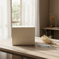 Vente directe d'usine, boîte à gâteau blanche carrée durable facile à démonter