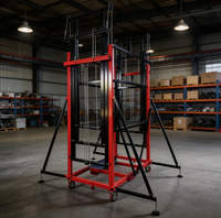 Échafaudage Électrique Pliable Neuf pour Décoration Intérieure et Extérieure, Échelle de Chargement Mobile 2-8m