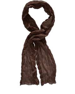 Bufanda de Algodón con Efecto Arrugado de Color Sólido para Hombre - Chal Tradicional de Longitud Media para la Temporada de Primavera - Product Image 1