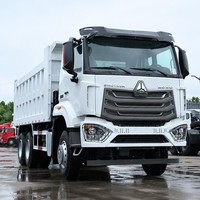 Truk Dump Howo NX 6x4 Putih 10 Roda Tipper Tugas Berat untuk Transportasi Pertambangan