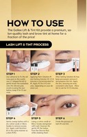 Kit de lifting des cils Gollee Keratin, système de lifting semi-permanent des cils et des sourcils pour salon, kit de lifting des cils coréen professionnel
