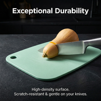 Planche à découper en fibre de bambou, antibactérienne, écologique, compatible lave-vaisselle, respectueuse des couteaux, qualité alimentaire
