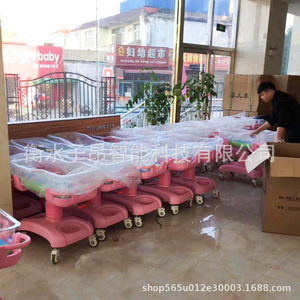 Cuna para Bebé, Transparente, con Función de Elevación, Manual, para 0-12 Meses, Modelo R03, Azul - Product Image 5