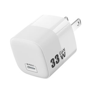 Cargador Justlink PD de 33W GaN con Adaptador USB-A Tipo-C, Enchufe EU/US/UK, Cargador de Pared USB-C con Protección Contra Incendios para <span class=keywords><strong>iPhone</strong></span> - Product Image 1