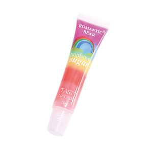 Brilho labial <span class=keywords><strong>Rainbow</strong></span> para Natal tubo de apertar brilho labial vegano
