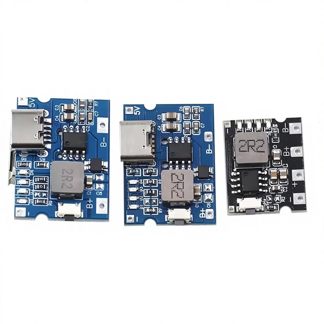 5V 2.4A All-in-One Charge-Discharge Lithium Battery Charging Module with Type-C Port for Input/Output Normally Open