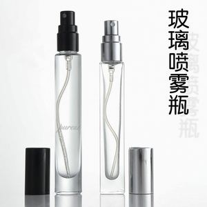 ขวดสเปรย์แก้วทรงสูงเพรียวบาง 10 มล. ขวดน้ำหอมทรงสี่เหลี่ยมพร้อมหัวปั๊มสำหรับโทนเนอร์และเครื่องสำอาง - Product Image 2