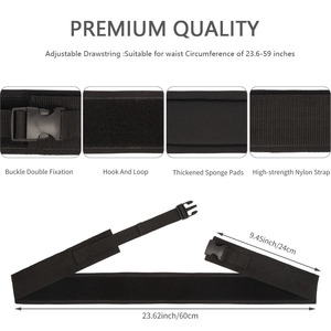 重量挙げネオプレンディップベルトバーベルパッドダンベル用ヒップスラストベルト - Product Image 6