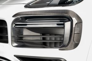 Para <span class=keywords><strong>Porsche</strong></span> <span class=keywords><strong>Cayenne</strong></span> 2018 2019 2020 <span class=keywords><strong>2021</strong></span> 2022 2023 9Y0.1 Marco de Rejilla Delantera MSY de Fibra de Carbono Seca Mejorado <span class=keywords><strong>Turbo</strong></span> o GTS/SD - Product Image 5