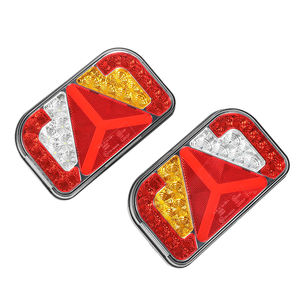 Nouveaux feux arrière LED pour camion et <span class=keywords><strong>remorque</strong></span> homologués E Mark, universels, avec connecteur 5 <span class=keywords><strong>broches</strong></span> 12V/24V - Product Image 2