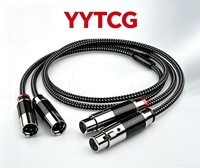 Câble micro audiophile équilibré XLR mâle-femelle YYTCG pour connexion de système audio, mixeur et haut-parleur