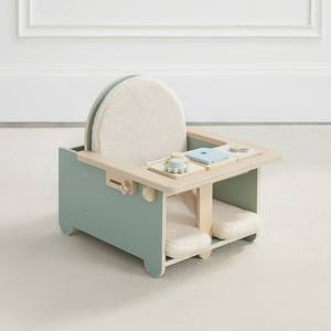 Seggiolino Attività per Bambini Asweets con Vassoio in Silicone, Cuscino Morbido e Struttura in Legno - Product Image 2