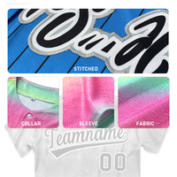 Jersey Baseball Letterman Unisex Streetwear Berkualitas Tinggi, Bernapas, Ukuran Besar, Warna Kontras, Kancing Tekan, Polos