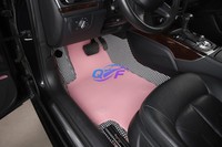 Tapis de sol de voiture en cuir coloré, tapis double couche en diamant, tapis de voiture durables, ensemble complet pour Hyundai/Kia/Toyota/Nissan/Suzuki/Ford