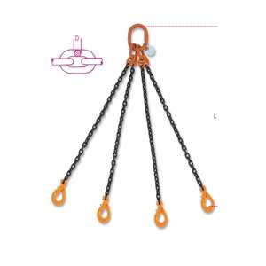 BETA - 8094SL-ROBUR-Élingues de chaîne de levage, 4 pattes, crochet autobloquant, grade 8 - Product Image 2