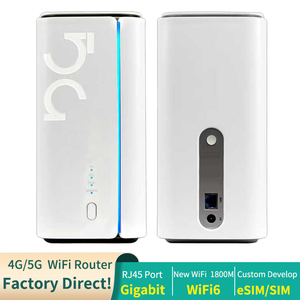 Routeur sans fil domestique 5G SA NSA SIM Gigabit RJ45 Dual Core WiFi6 CPE intérieur Plug&Play Double fréquence Bande large mobile sans fil WEP VPN - Product Image 2