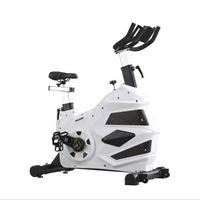 Bicicleta de Spinning Comercial de Alto Rendimiento, Marco de Acero Inoxidable, Alta Calidad, Accionamiento Autopropulsado, Resistencia Ajustable, para Gimnasio