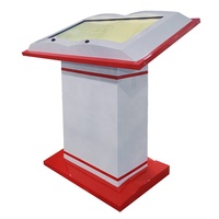 Machine tactile interactive tout-en-un OEM ODM 43 pouces Capteur infrarouge Page Virtual Flipper pour les bibliothèques et les bâtiments d'entreprise