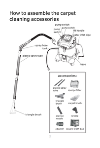 New Arrival Car Washer Steam Vaccum <strong>Cleaner</strong> Wet and Dry Blewing Vacuum <strong>Cleaner</strong> for Car Home Use - Product Image 4