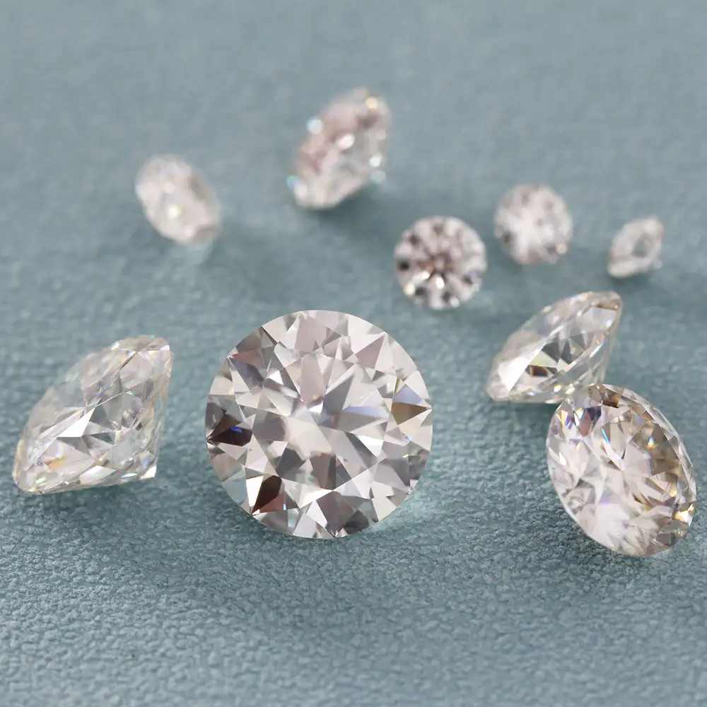 卸売ホワイト1.25-1.8mm HPHTCVDラボ成長ダイヤモンドIGI認定ラウンドカット合成ラボ成長ダイヤモンド