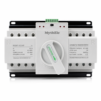 MythEle ATS 2P 4P 125A 230V 380V Micro-interrupteur automatique (CB) (PC) Commutateur de transfert automatique double alimentation
