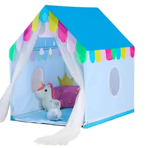 JWS-089 Kids Play Tent Larger Play House Princess Castle Tent with Portable Play Tent for girls&boys Indoor sports