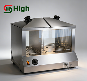Machine à réchauffer les pains à <span class=keywords><strong>hot</strong></span>-dogs, température réglable, directement de l'usine, pour snack-bars et restaurants - Product Image 1