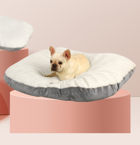 निः शुल्क नमूना आपूर्तिकर्ता कस्टम भूरे रंग के अनुकूल सर्दियों ठोस फैशन डोनट प्लश पालतू बिस्तर फ्लुफी कपास सुलाना छोटे कुत्ते गर्म - Product Image 3