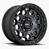 Jantes tout-terrain Roc Custom Simulated Beadlock 5x114.3 Concave 4x4, jantes tout-terrain 17 pouces pour Toyota RAV4 TRD