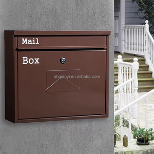 Buzón de correo electrónico de acero y metal impermeable, montaje en pared para exterior, Paquete <span class=keywords><strong>Grande</strong></span>, envío inteligente - Product Image 3