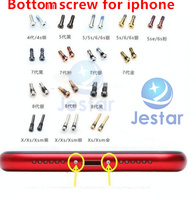 100 pièces Vis de fixation inférieure pour iPhone 6/6p 6S/6SP/SE 7/7P/8/8P X/XS/MAX X-16 Series /PRO/MAX