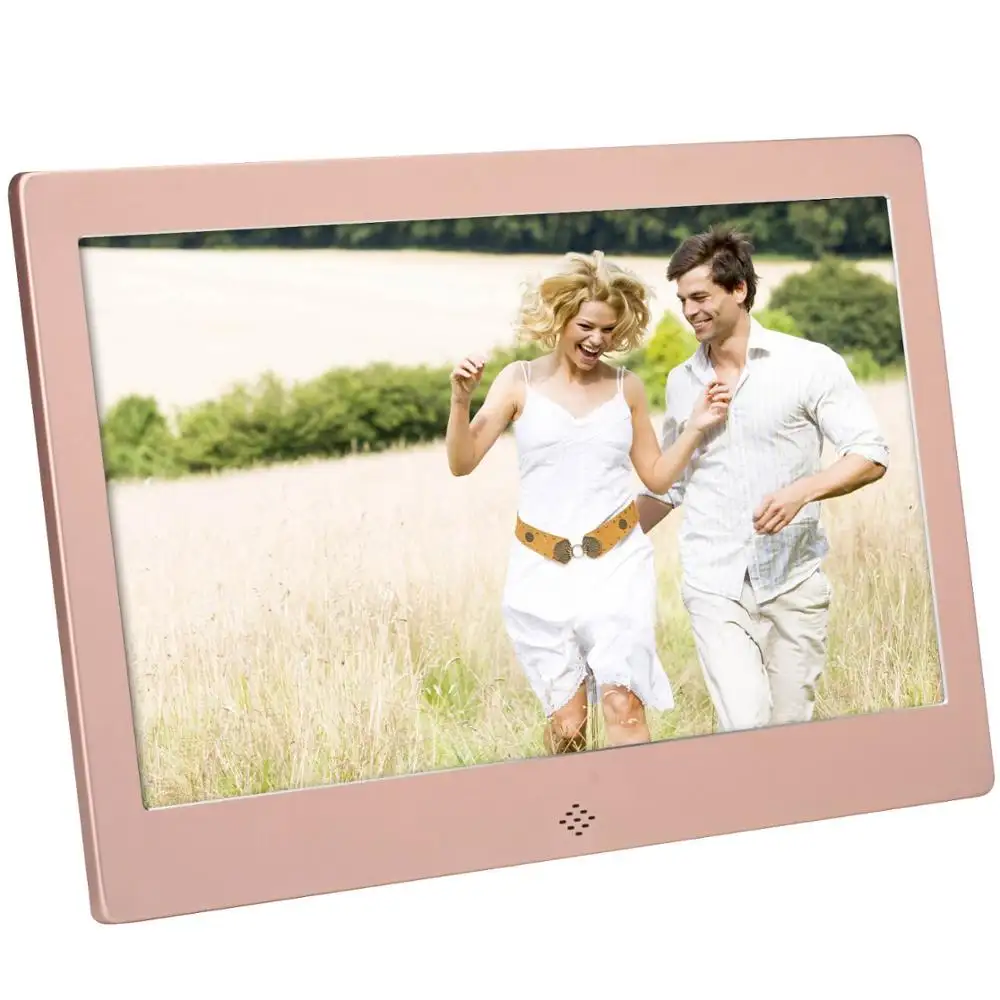 OEM Digital Photo Frame 10 Pollici 1024*600 Dello Schermo con Video Clip di Riproduzione per la Decorazione