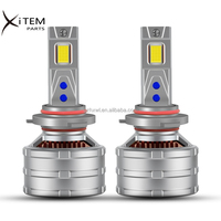 Ampoule de phare de voiture LED haute puissance 300W H4 H7 H11 9005 9006 6000K, haute luminosité, Canbus, phares antibrouillard avec 2 tubes en cuivre