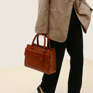 Sacs à bandoulière et sacs à main pour femmes en cuir PU, sac fourre-tout à poignée supérieure, sac à bandoulière pour femme - Product Image 4