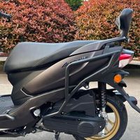 FOMOKER Nuevas Barras Protectoras de Acero al Carbono para Motor y Escape, Accesorios de Protección para Motocicleta, Color Negro, Compatibles con Yamaha Xingying 125