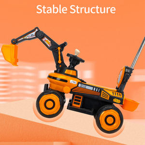 Детские электрические экскаваторы для мальчиков, игрушечный автомобиль с дистанционным управлением, большой размер, детский экскаватор, инженерный детский автомобиль - Product Image 3